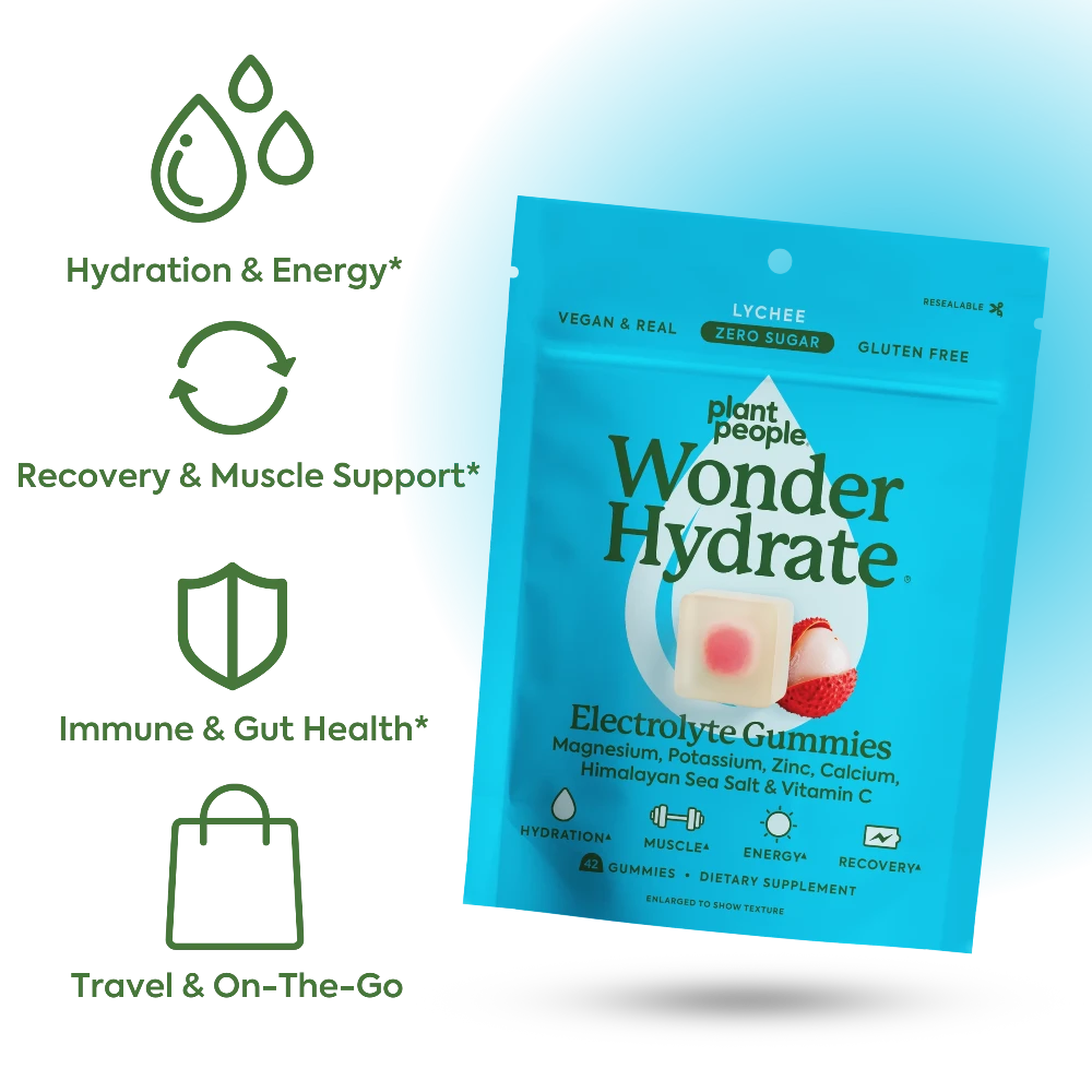 Plant People WonderHydrate Electrolyte Gummies