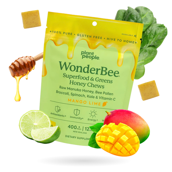 Plant People WonderBee + Greens Chews - Wildcraft