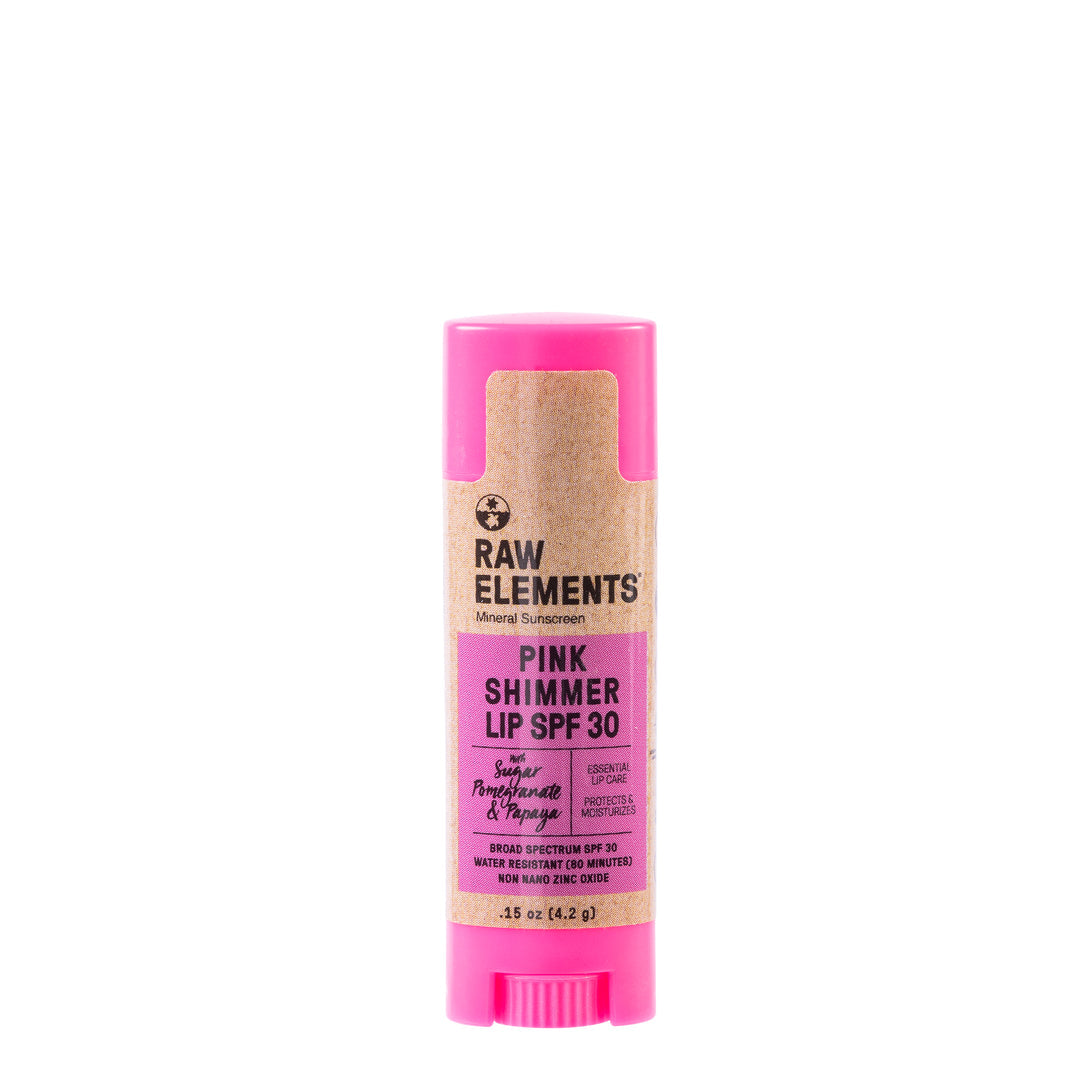 Raw Elements Pink Shimmer Lip SPF 30