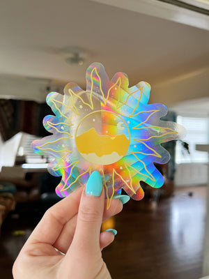 Jess Weymouth | Sun Night Sky Suncatcher Decal