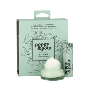 Poppy & Pout Lip Care Duo | Sweet Mint