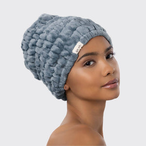 KITSCH Extra Wide Spa Headband | Misty Blue