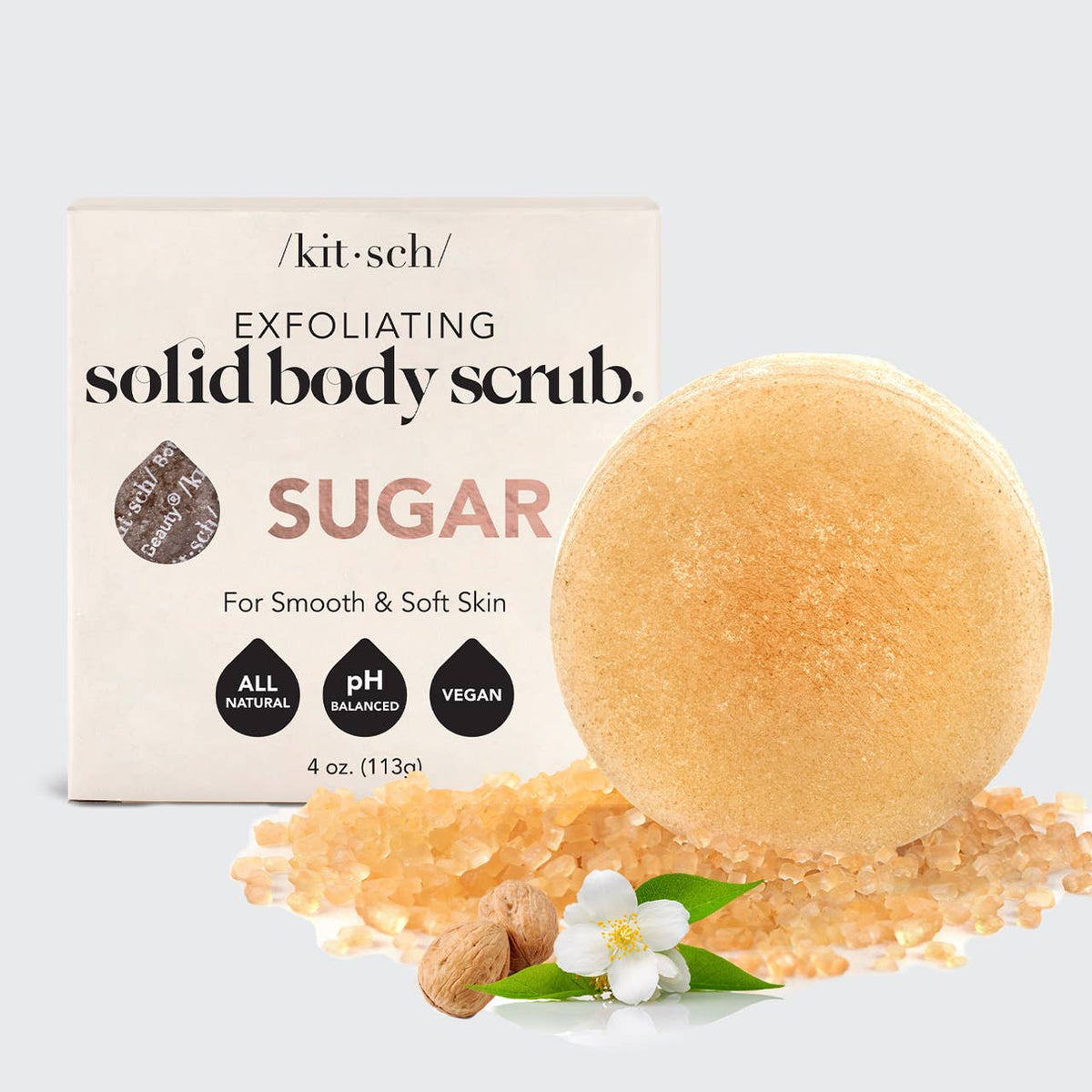 KITSCH Sugar Exfoliating Body Scrub Bar