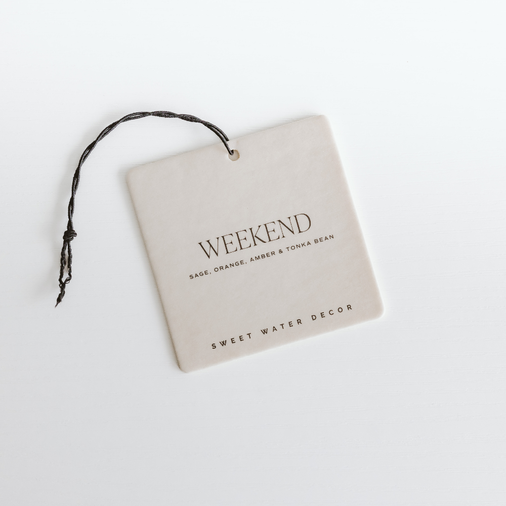 Sweet Water Decor Weekend Hanging Air Freshener