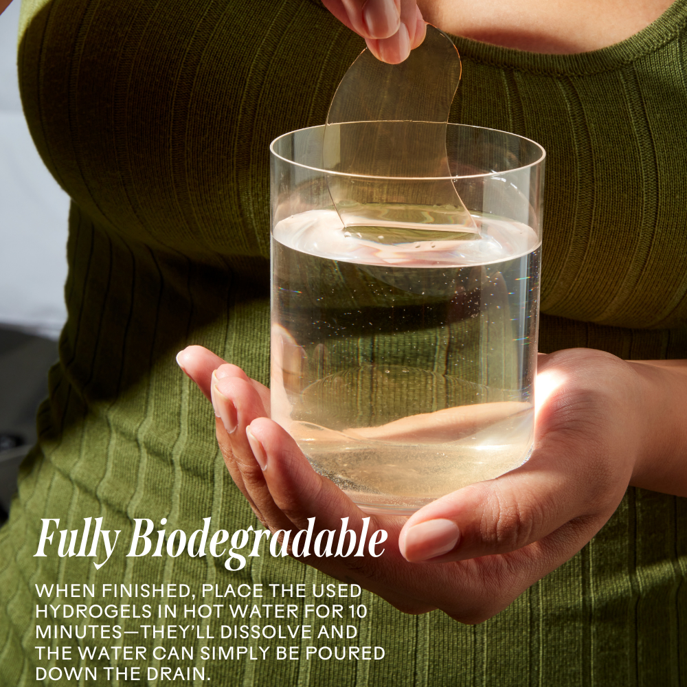 Three Ships (No Duties | Ships from US/CA | USMCA Compliant) - Brighter Days Red Algae + Avocado Biodegradable Eye Mask