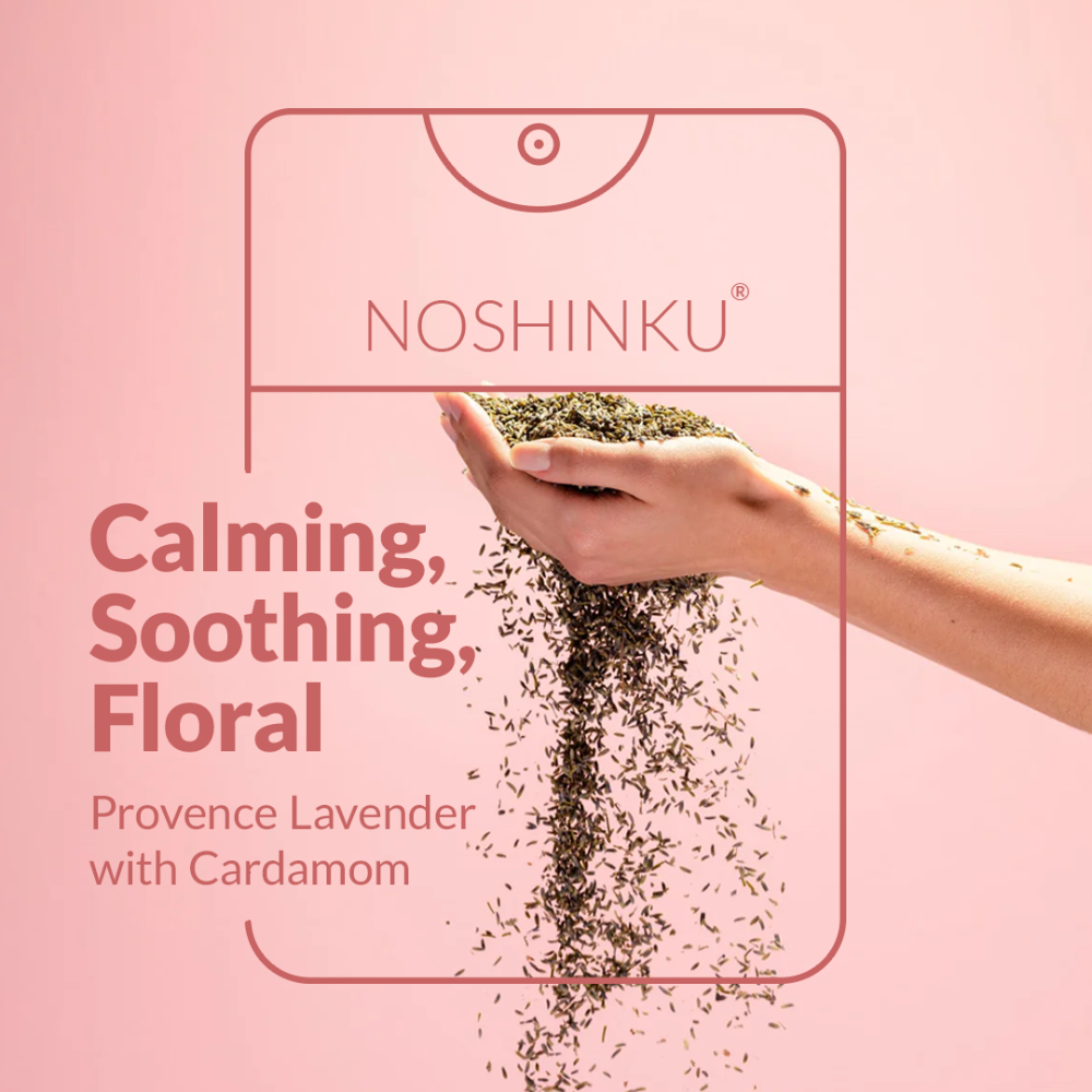 Noshinku - Refillable Lavender Ultra-Moisturizing Pocket Hand Sanitizer