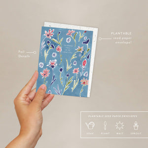 Seedlings - Ditzy Flowers - Love + Friendship Card