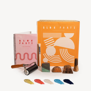 BLOK PARTI Block Printing Tote Kit | Abstract Print