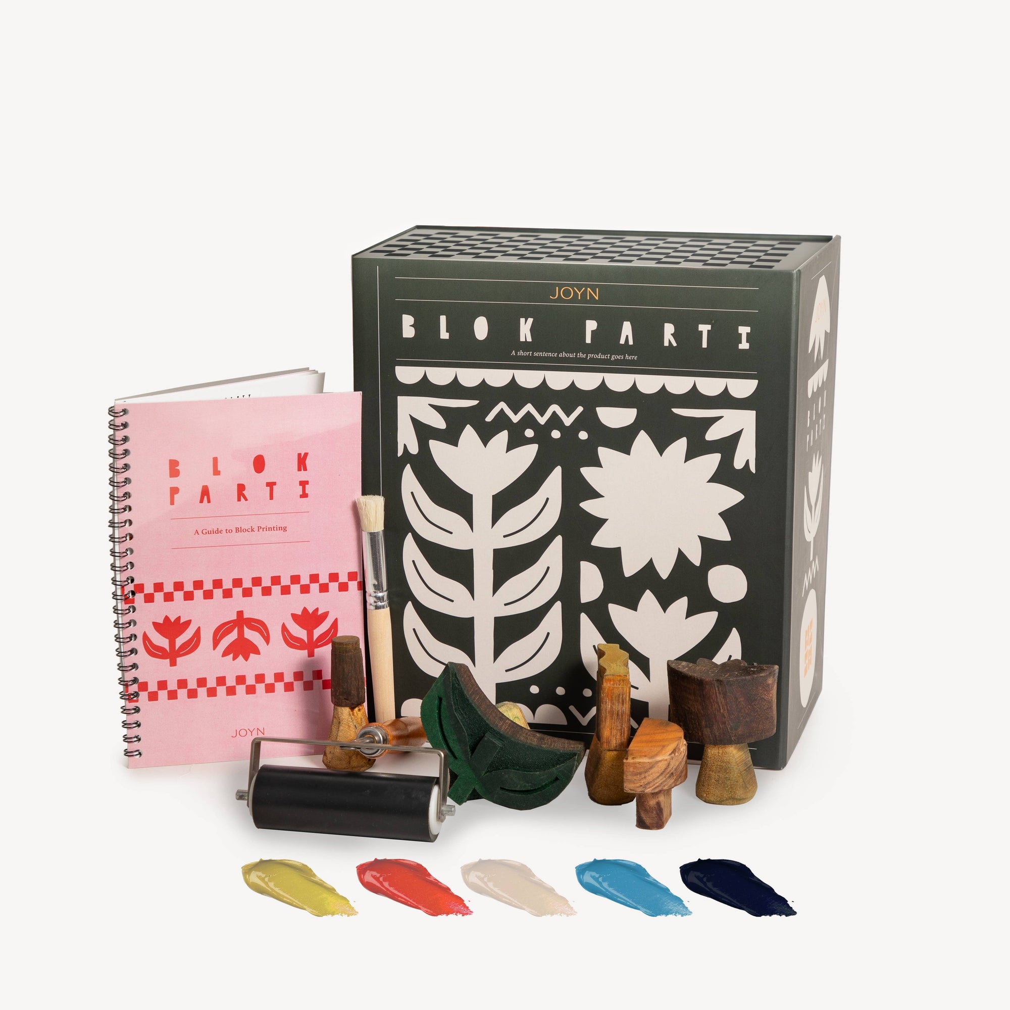 BLOK PARTI Block Printing Tote Kit | Tulip Print