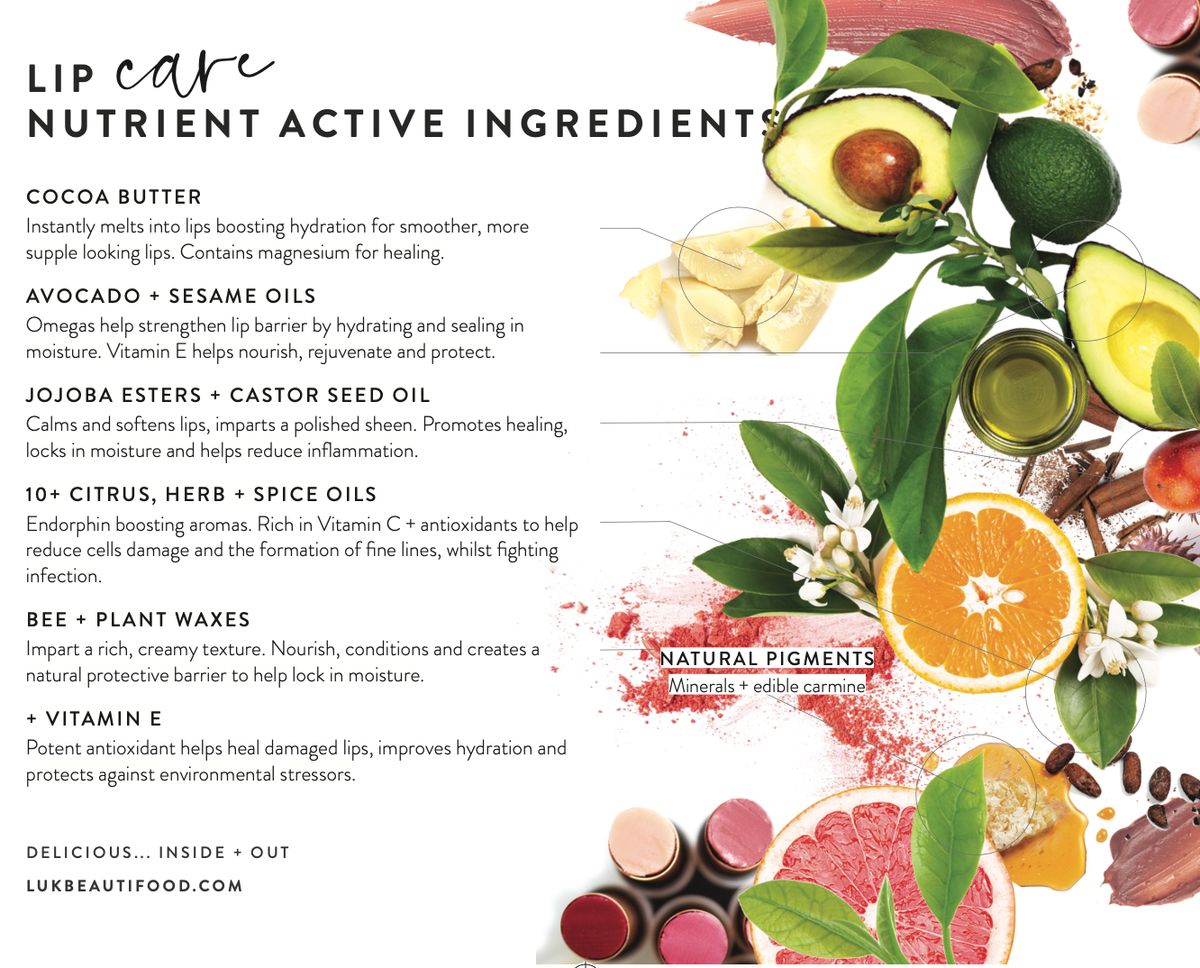 LÜK BEAUTIFOOD Lip Trio - Soft Shimmers Sheer Lipstick