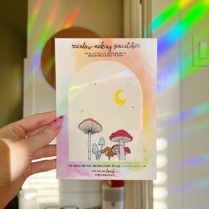 Jess Weymouth | Mushroom Suncatcher Window Decal