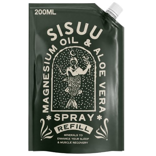 SISUU Magnesium Oil & Aloe Vera Spray Refill | 200ml