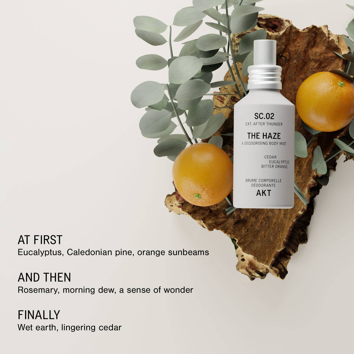 AKT London (USA) The Haze | Deodorizing Body Mist SC.02 AFTER THUNDER
