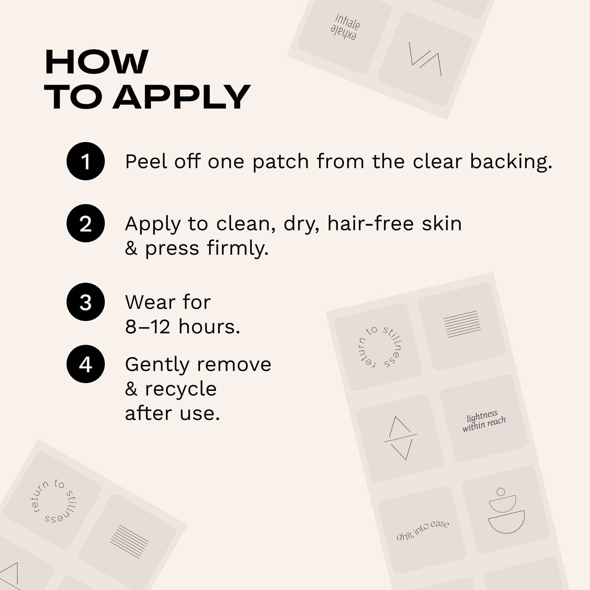Barriere Everyday Calm Patch 30 pack | Mantras