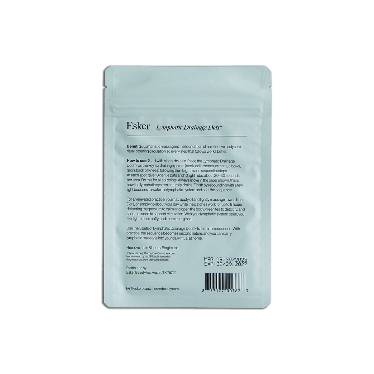 Esker Lymphatic Drainage Dots