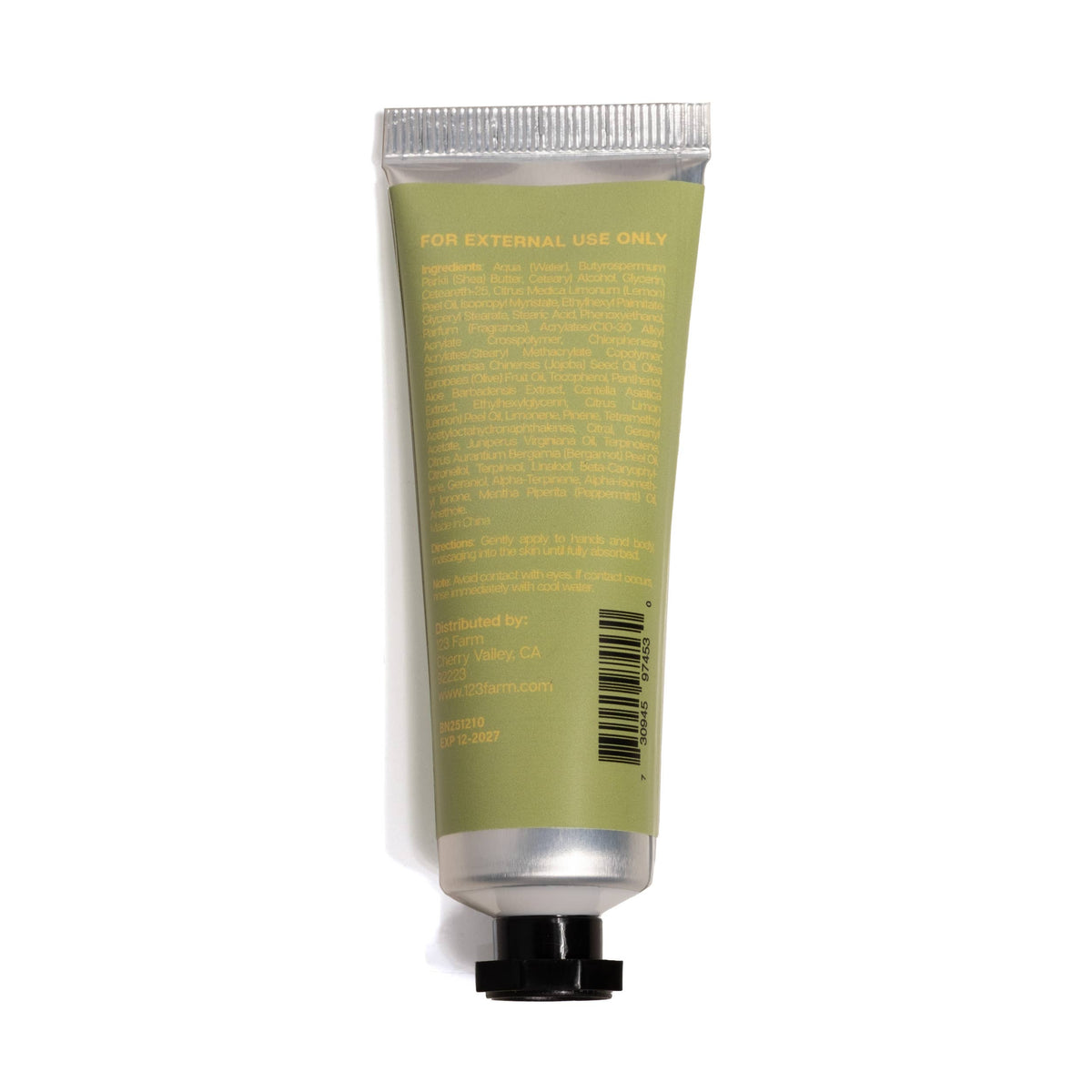 123 Farm Lemon Verbena Hand Cream 1 oz