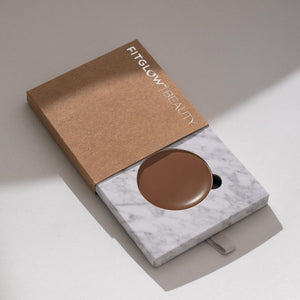Fitglow Beauty Multi-Use Pressed + Cream Color | Skincare-infused Color Eyeshadow + Blush + Brow + Illuminator + Corrector