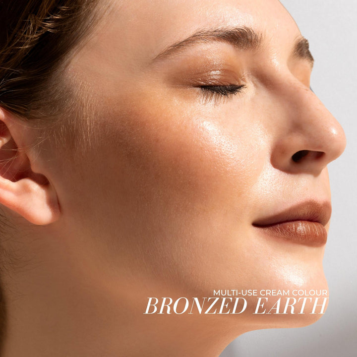 Fitglow Beauty Multi-Use Pressed + Cream Color | Skincare-infused Color Eyeshadow + Blush + Brow + Illuminator + Corrector