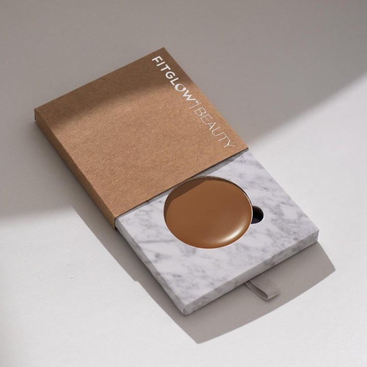 Fitglow Beauty Multi-Use Pressed + Cream Color | Skincare-infused Color Eyeshadow + Blush + Brow + Illuminator + Corrector