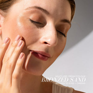 Fitglow Beauty Multi-Use Pressed + Cream Color | Skincare-infused Color Eyeshadow + Blush + Brow + Illuminator + Corrector