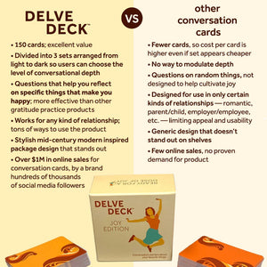 Boredwalk Delve Deck Conversation Cards - Joy Edition
