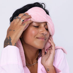 nodpod - Blush Weighted Sleep Mask - Eye Mask