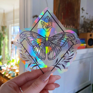 Jess Weymouth | Moth Suncatcher Window Decal