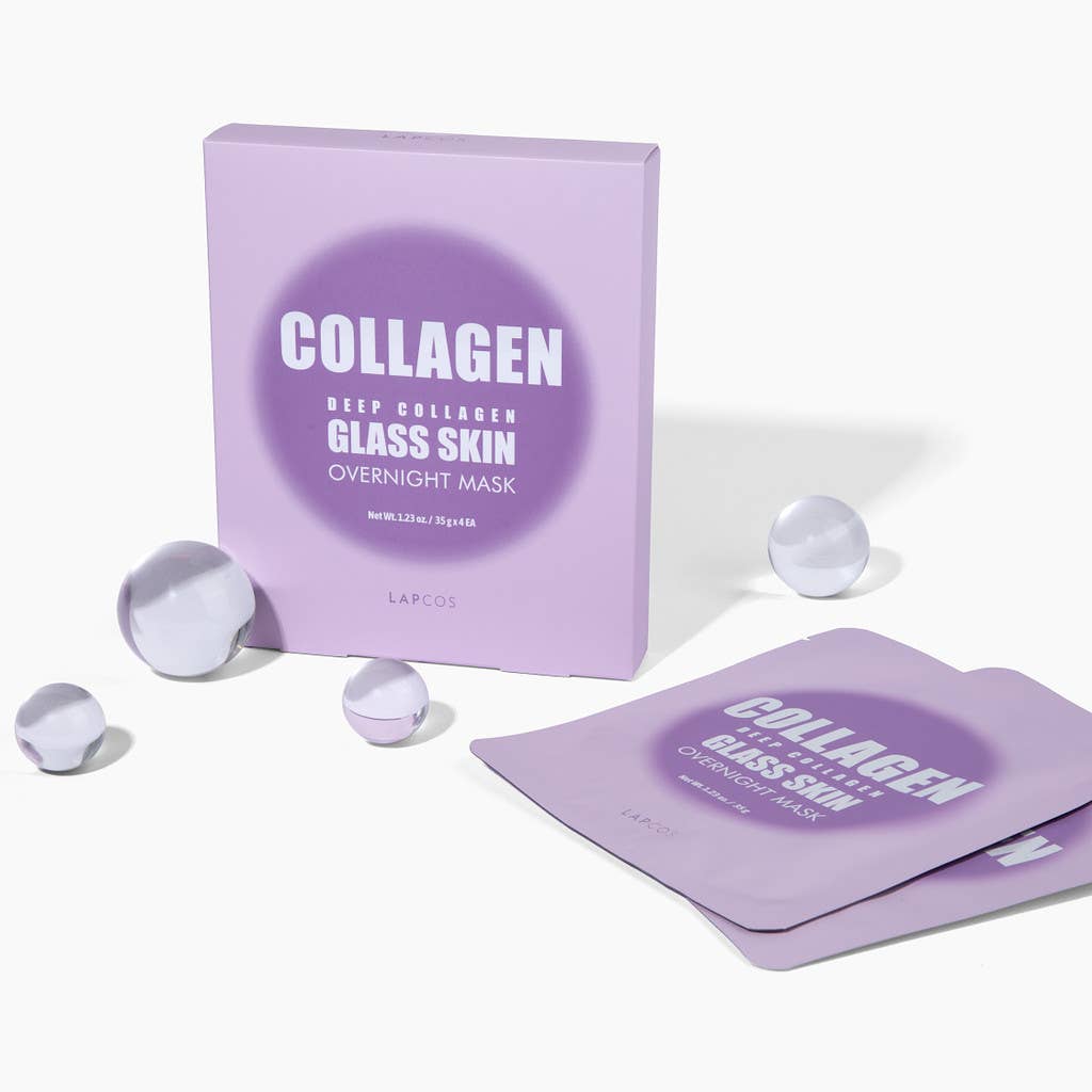 LAPCOS Deep Collagen Glass Skin Overnight Mask