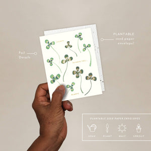 Seedlings Lucky Me | Love + Friendship Card