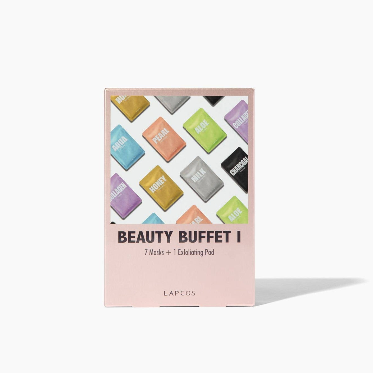 LAPCOS Beauty Buffet | 7 Masks + 1 Exfoliating Pad