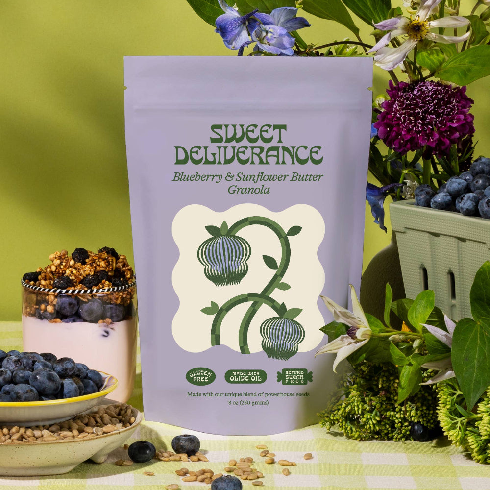 Sweet Deliverance - Blueberry & Sunflower Butter Granola