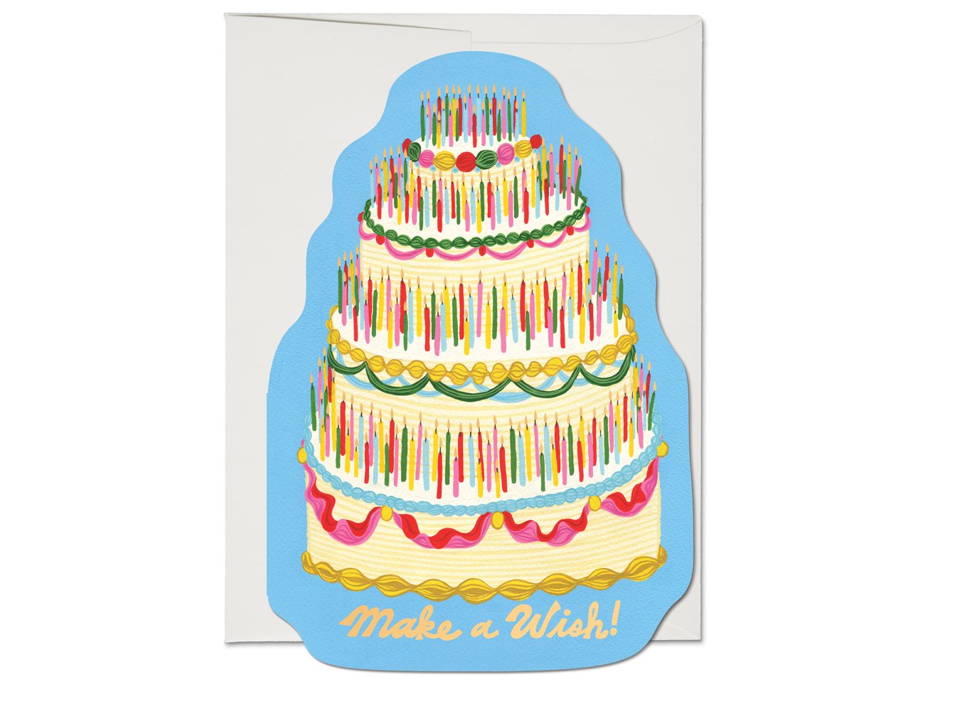 Red Cap Cards Make a Wish | Birthday Greeting Card