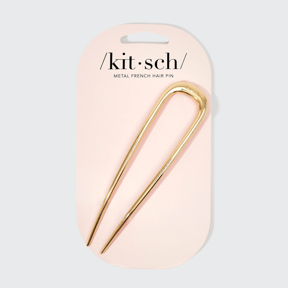KITSCH - Metal French Hair Pin - Gold
