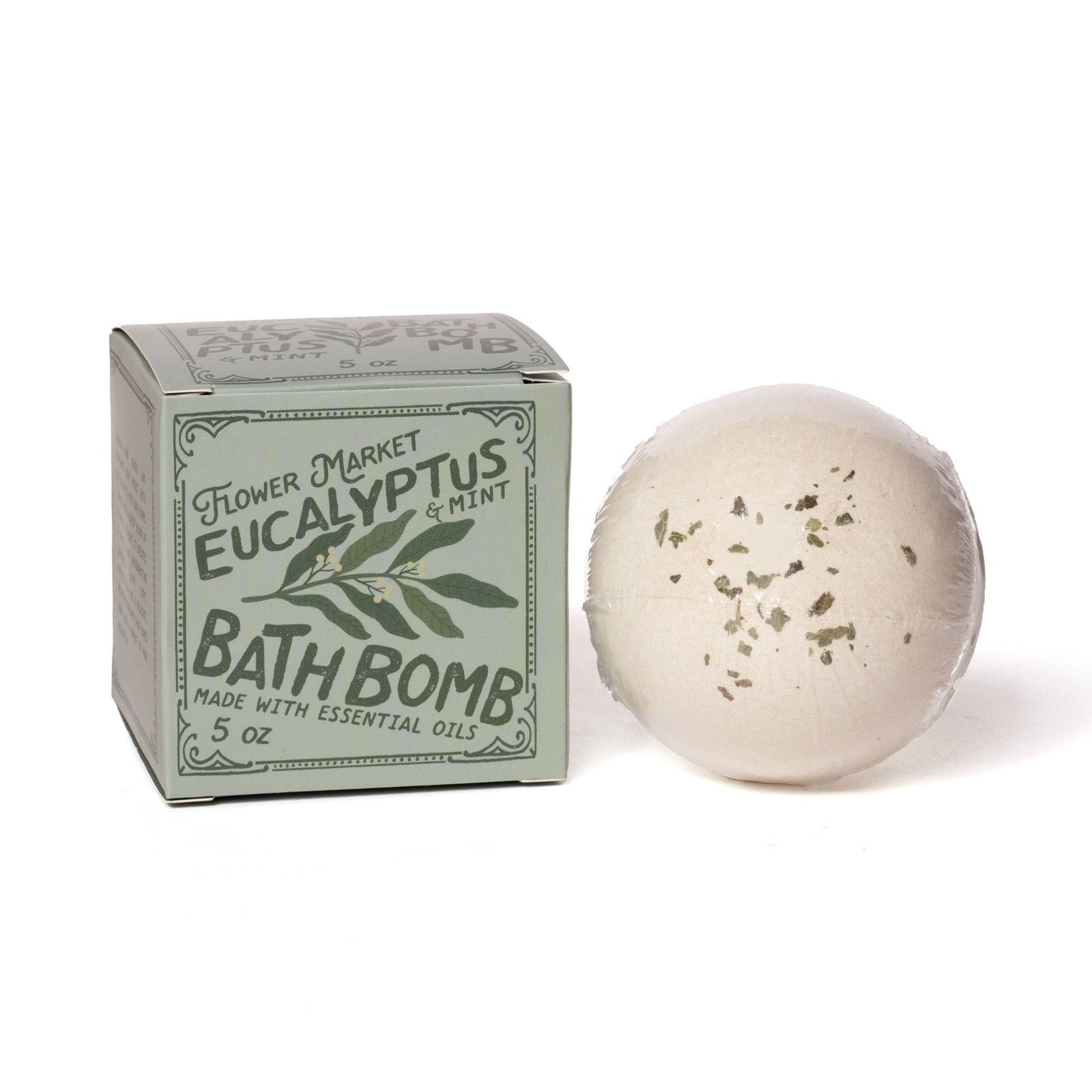 123 Farm Eucalyptus & Mint Bath Bomb Aromatherapy 5 oz