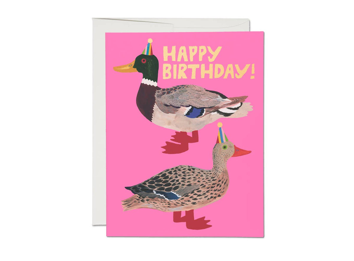 Red Cap Cards Quacky Birthday Greeting Card