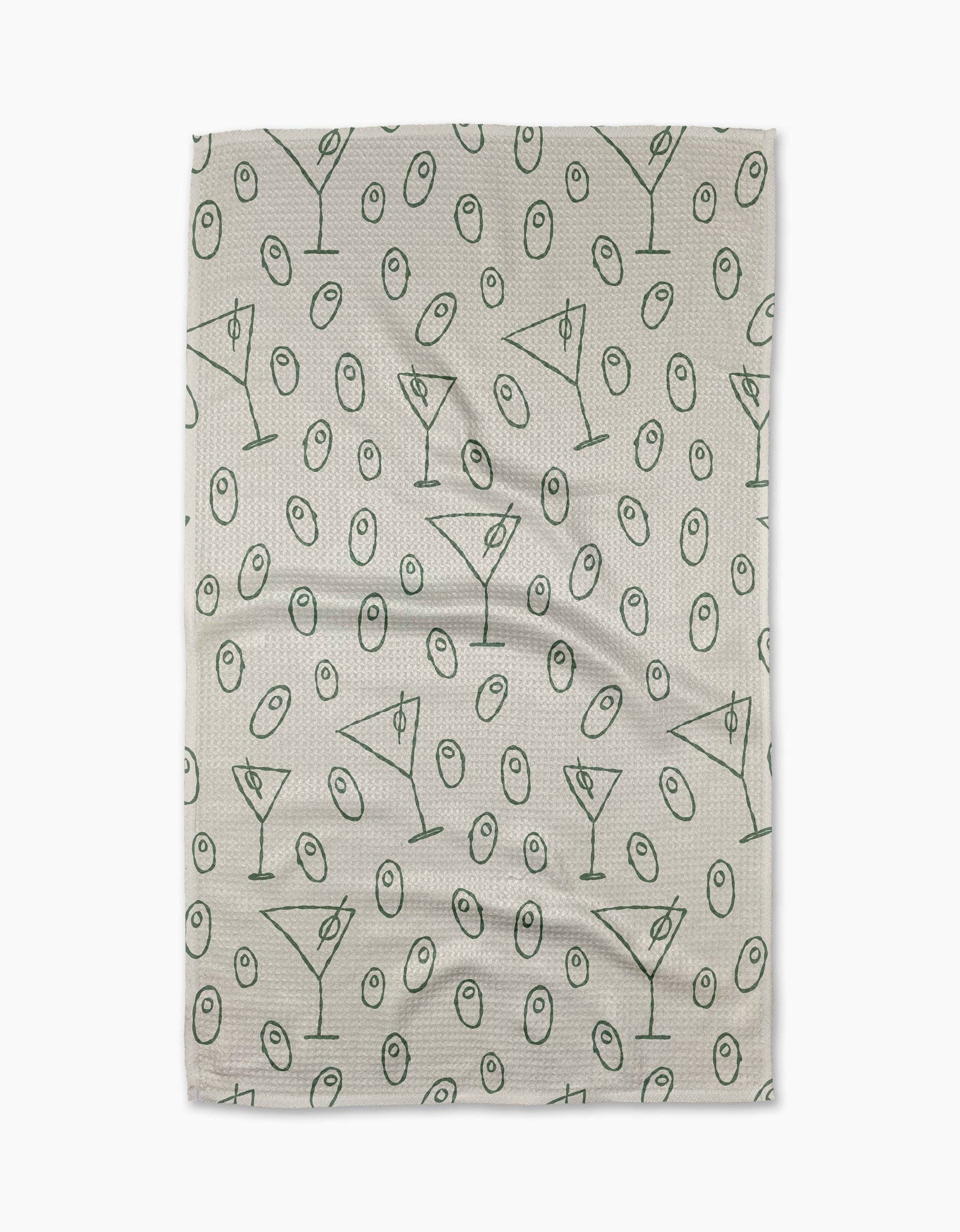 Geometry | Dirty Martini Tea Towel