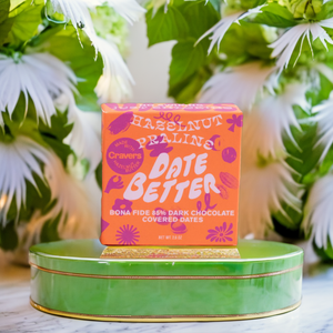 Date Better Snacks | Hazelnut Praline | Chocolate Covered Dates