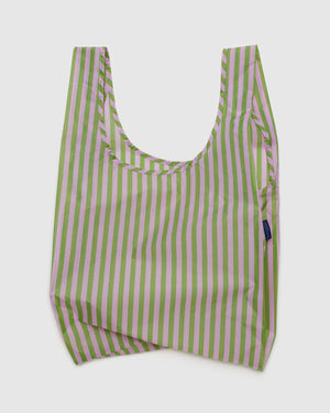 Baggu Reusable Bag  | Avocado Candy Stripe