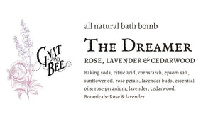 Gnat and Bee The Dreamer | Natural Bath Bomb