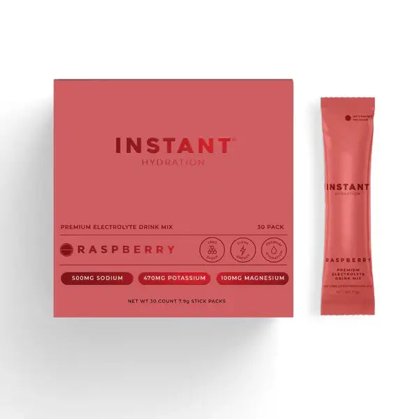 Instant Hydration - Premium Electrolyte Drink Mix: Raspberry
