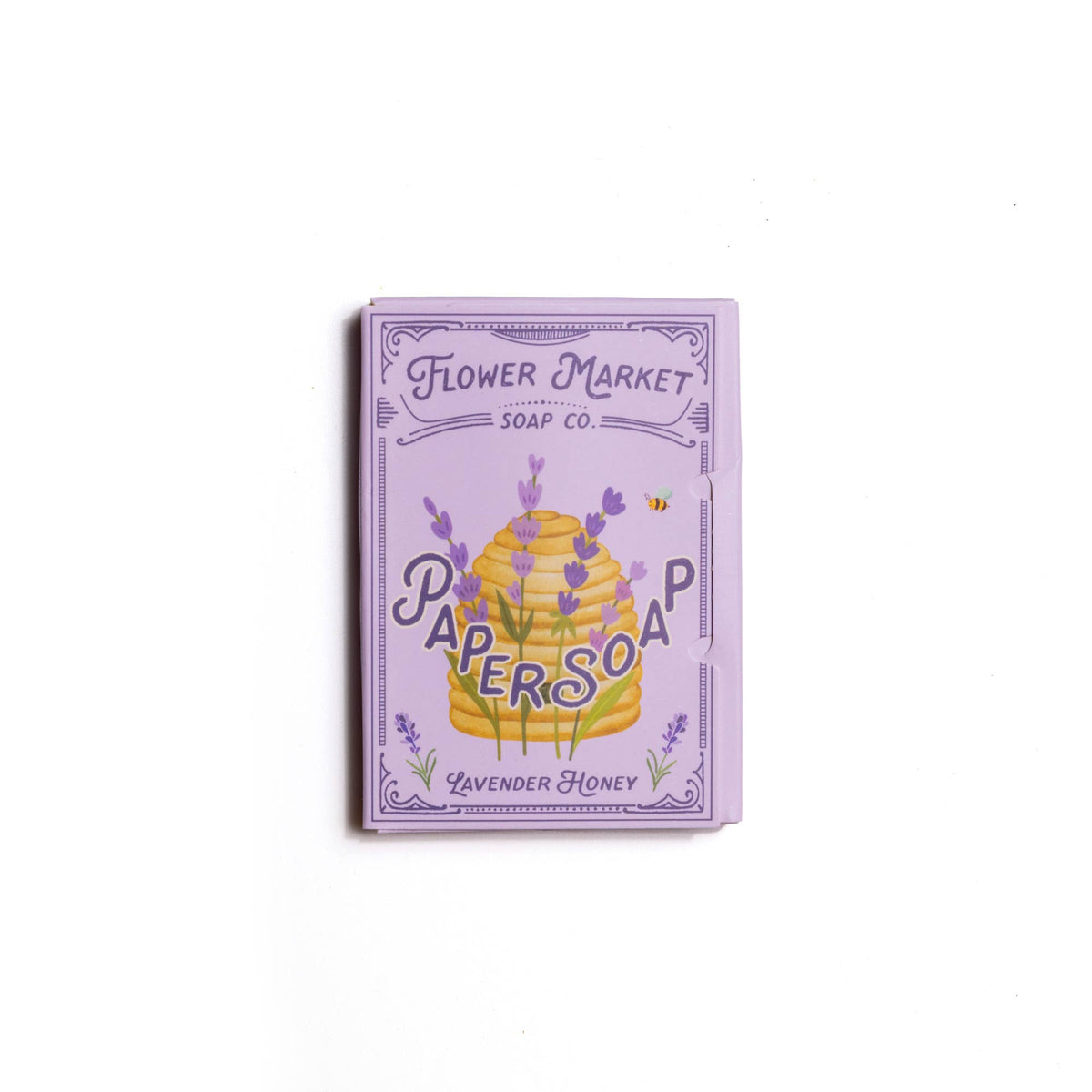 123 Farm - Paper Soap – Lavender Honey Scent, Travel Size, 50 Sheets