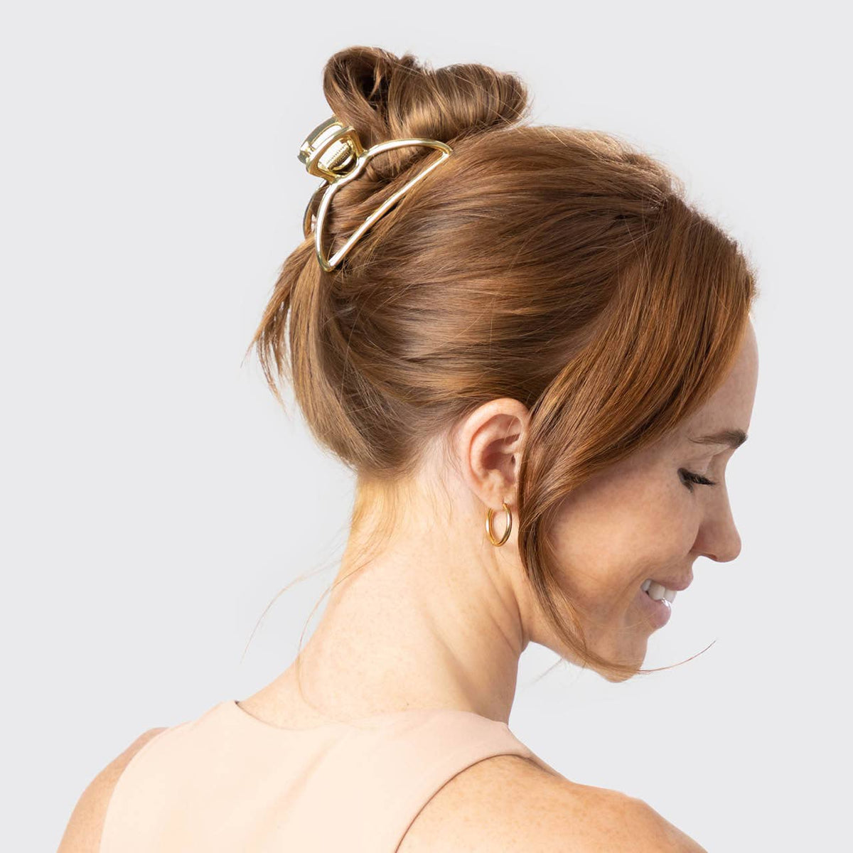 KITSCH Open Shape Claw Clip | Gold