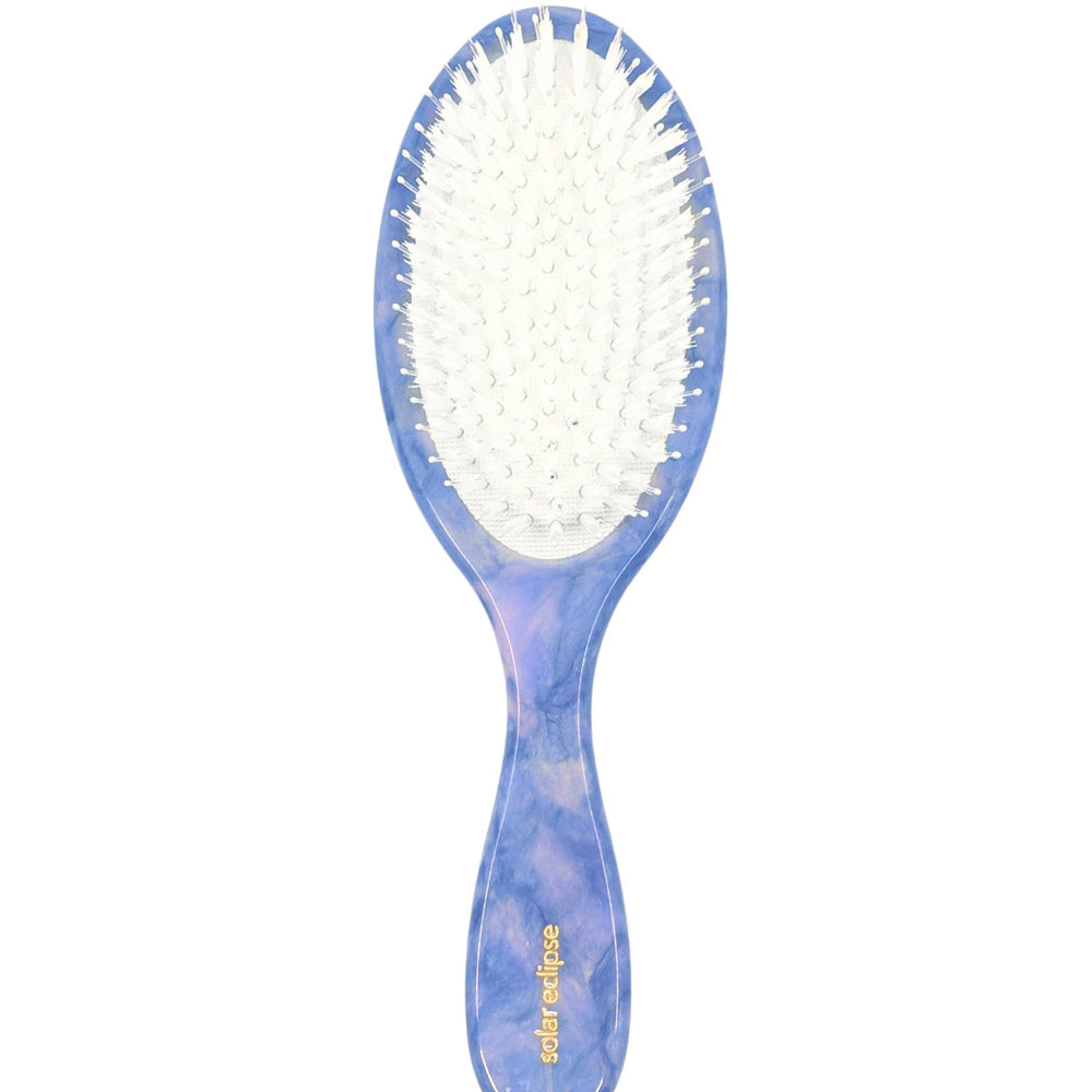 Solar Eclipse Hand-painted Sail Boat Amazing Hair Day Brush | Eco-Friendly