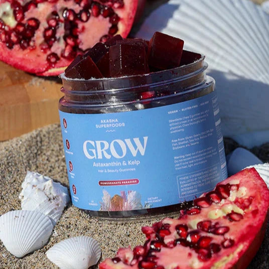 Akasha Superfoods GROW Hair & Beauty Gummies