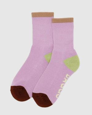 Baggu Ribbed Sock | Peony Mix | Large