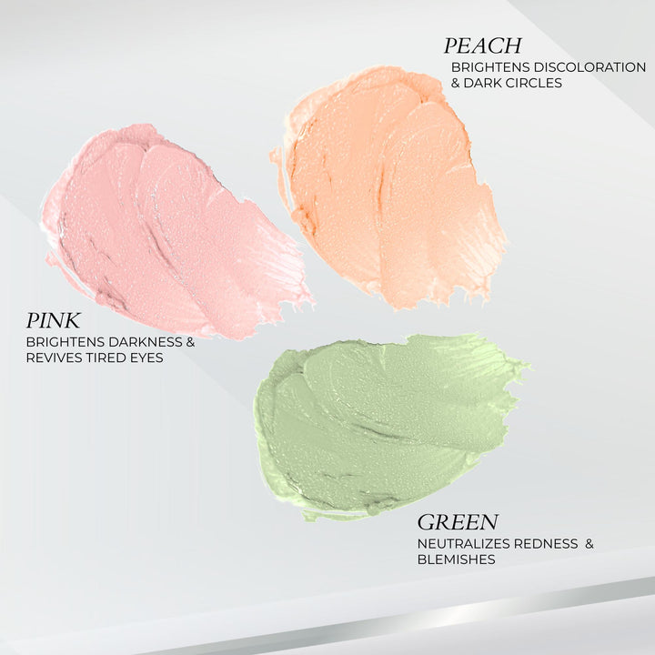 Fitglow Beauty Multi-Use Pressed + Cream Color | Skincare-infused Color Eyeshadow + Blush + Brow + Illuminator + Corrector