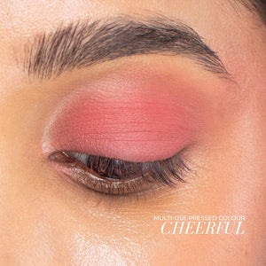 Fitglow Beauty Multi-Use Pressed + Cream Color | Skincare-infused Color Eyeshadow + Blush + Brow + Illuminator + Corrector