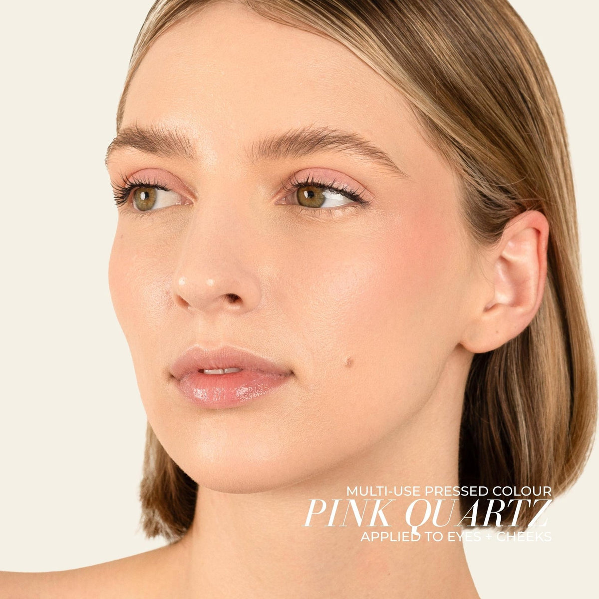 Fitglow Beauty Multi-Use Pressed + Cream Color | Skincare-infused Color Eyeshadow + Blush + Brow + Illuminator + Corrector