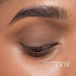 Fitglow Beauty Multi-Use Pressed + Cream Color | Skincare-infused Color Eyeshadow + Blush + Brow + Illuminator + Corrector