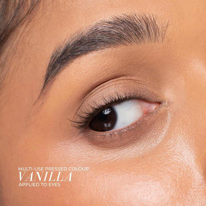 Fitglow Beauty Multi-Use Pressed + Cream Color | Skincare-infused Color Eyeshadow + Blush + Brow + Illuminator + Corrector